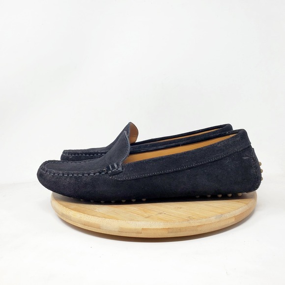 Oliver Cabell Shoes - Oliver Cabell Loafer Women 38 Black Suede Slip On Driving Driver Minimalist Shoe